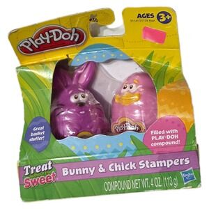 Play Doh Treat Without the Sweet Bunny and Chick Stampers Easter